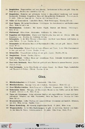 Glas (Nr. 141-156)
