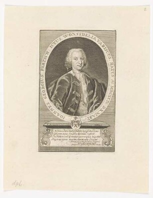 Bildnis des Ioannes Georgius Pertsch