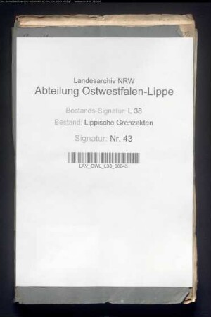 Grenze des Amtes Sternberg zur Grafschaft Schaumburg (hess. Teil)