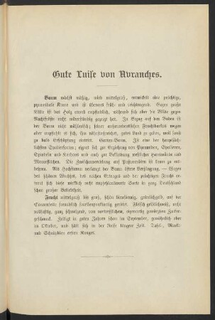 Gute Luise von Avranches.
