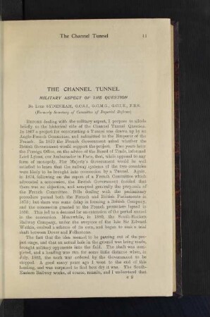 The Channel Tunnel