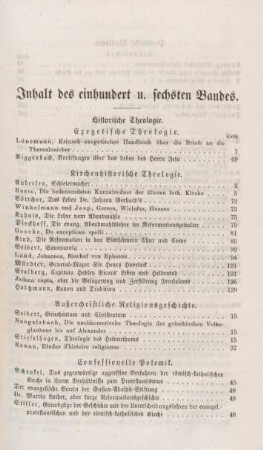 Inhaltverzeichnis