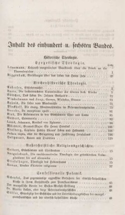 Inhaltverzeichnis