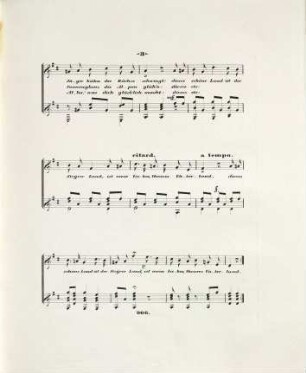 Erato : Auswahl beliebter Gesänge mit leichter Begleitung der Guitarre, 9. Steyrisches Volkslied : Hoch vom Dachstein