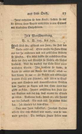 Jo's Menschwerdung.