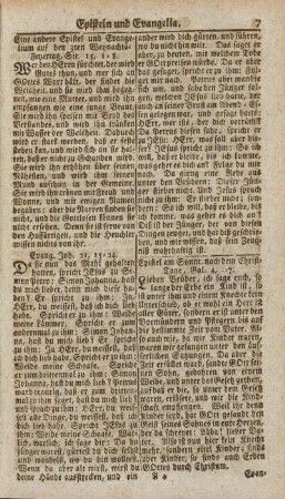 Epistel am Sonnt. nach dem Christ-Tage, Gal. 4, 1-7.