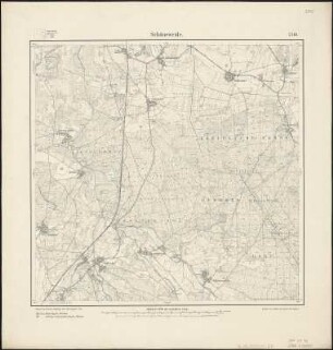 Meßtischblatt 2110 : Schöneweide, 1902 : Schöneweide. - Aufn. 1900. - 1:25000. - [Berlin]: Reichsamt für Landesaufnahme, 1902. - 1 Kt.