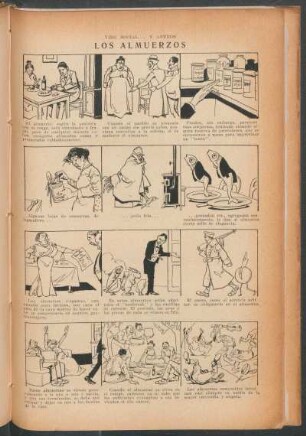 Los almuerzos - [Cómic] : Vida social ... y anexos