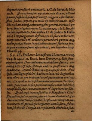 Discursus polit., Judaeos in republica non esse tolerandos