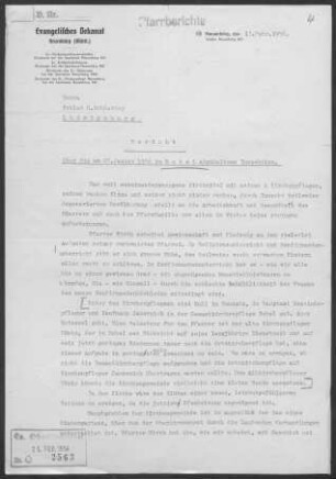 Dobel mit Neusatz und Rotensol: Inspektionsbericht 1956