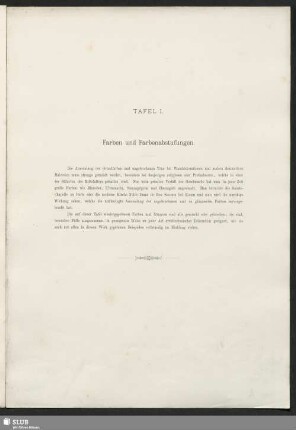 Tafeln und erläuternder Text