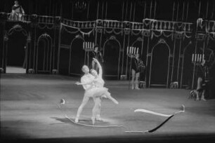 Szenenbilder aus dem Ballett "Dornröschen" von P. Tschaikowski, Städtische Oper Berlin, 1955
