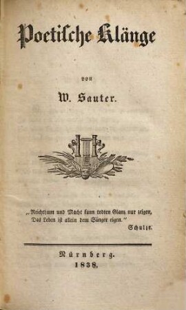 Poetische Klänge