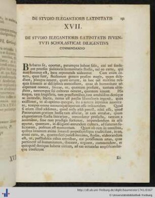 XVII - XVIII.