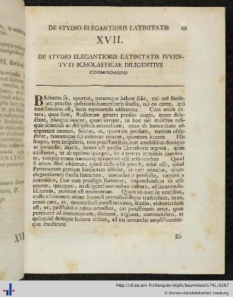 XVII - XVIII.
