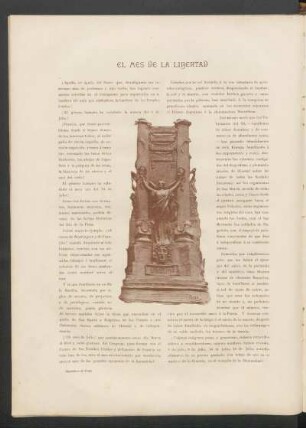 El mes de la libertad : Bajorelieve de Tasso.