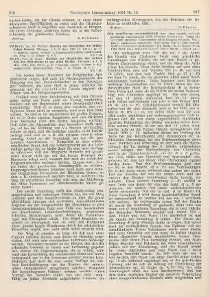 216-219 [Rezension] Acta Conciliorum Oecumenicorum. Tomus II, Vol. 1, Pars 1 et 2