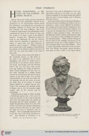 36.1908/09(1909) = Nr. 144: Henri Harpignies : a review of his career