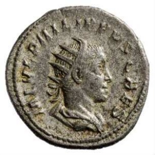 Münze, Antoninian, 244 - 246 n. Chr.