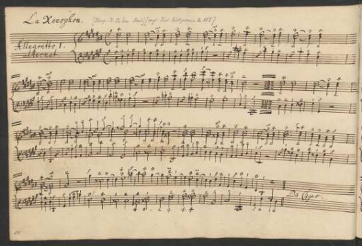 La Xénophon et la Sybille; cemb; Cis-Dur/cis-Moll; H 123; Wq 117.29