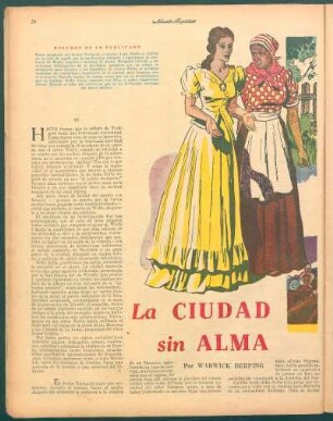 La ciudad sin alma : El folletín de "Mundo Argentino"