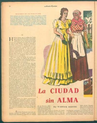 La ciudad sin alma : El folletín de "Mundo Argentino"
