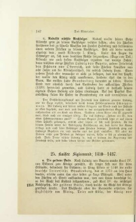 25. Kaiser Sigismund; 1410 - 1437