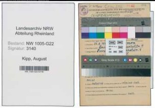 Entnazifizierung August Kipp , geb. 23.08.1910 (Baecker)