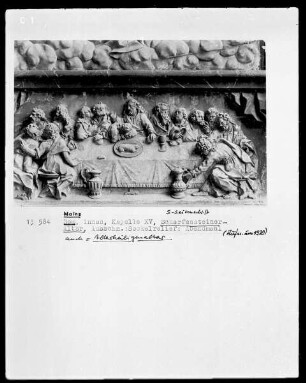 Allerheiligen-Altar: Abendmahl