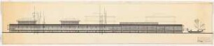 Chemische Institute der Universität Köln: Nord-Ost Ansicht, 1:100