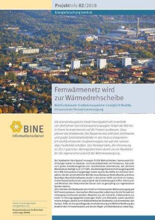 Fernwärmenutzung wird zur Wärmedrehscheibe. Multifunktionaler Großwärmespeicher ermöglicht flexible klimaneutrale Fernwärmeversorgung.