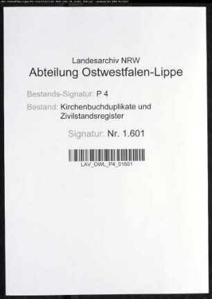 Kirchenbuchduplikat der katholischen Gemeinde Bökenförde (GHT 1833). (Gemeinde: Bökenförde, katholische Gemeinde)