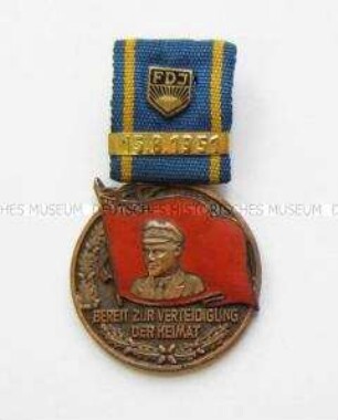 Medaille "Bereit zur Verteidigung der Heimat", sog. Ernst-Thälmann-Medaille