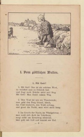 I. Vom göttlichen Walten