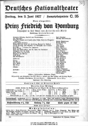 Prinz Friedrich von Homburg