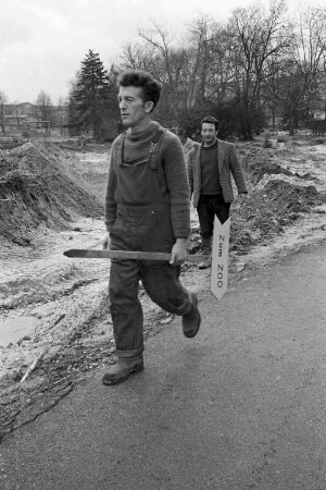 Umbaumaßnahmen im Stadtgarten im Zusammenhang mit der Bundesgartenschau 1967.