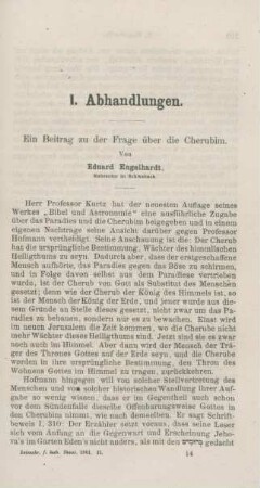 209-226 Ein Beitrag zu der Frage über die Cherubim