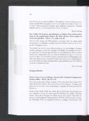 Zeitgeschichte.
