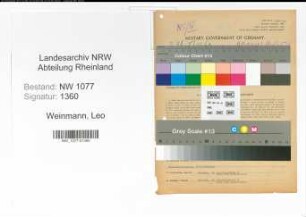 Entnazifizierung Leo Weinmann , geb. 10.03.1902 (Kaufmann)