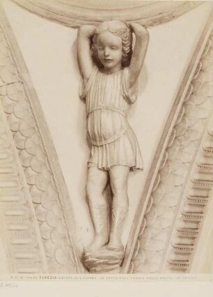 Putto im Gewölbezwickel (15. Jahrhundert), San Giobbe, Venedig