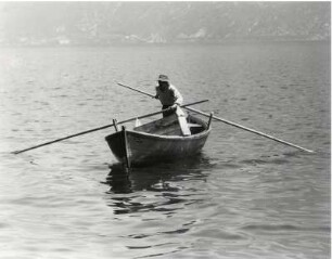 Fischer auf dem Garda-See