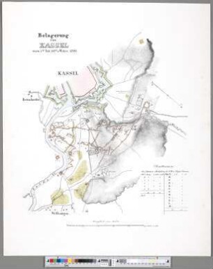 Belagerung von Kassel vom 1ten bis 28ten März 1761