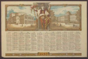 Kalenderblatt 1892
