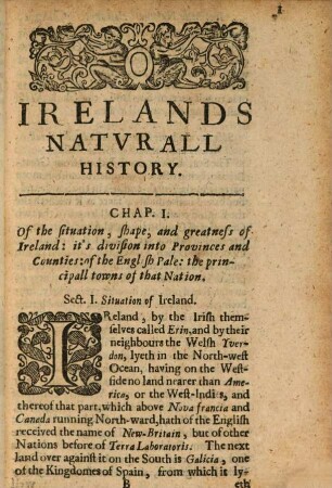 Ireland's natural history