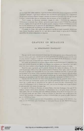 1: La gravure en médailles sous la Renaissance franc̨aise, [3]