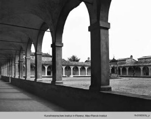 Certosa di Pontignano, Certosa di San Pietro, Großer Kreuzgang, Castelnuovo Berardenga (Siena)