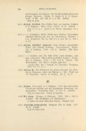 N (Nr. 4341 - 4401)
