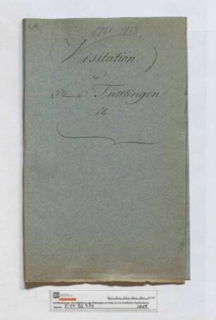 Tuttlingen (1821-1853)