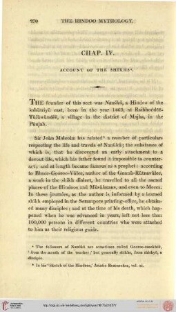 Account of the Shikhs