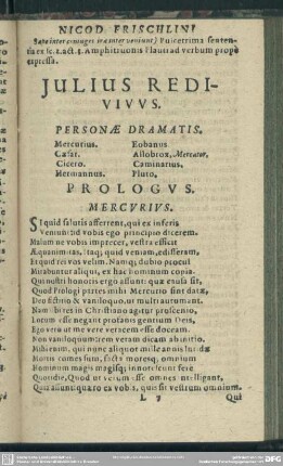 Julius Redivivus